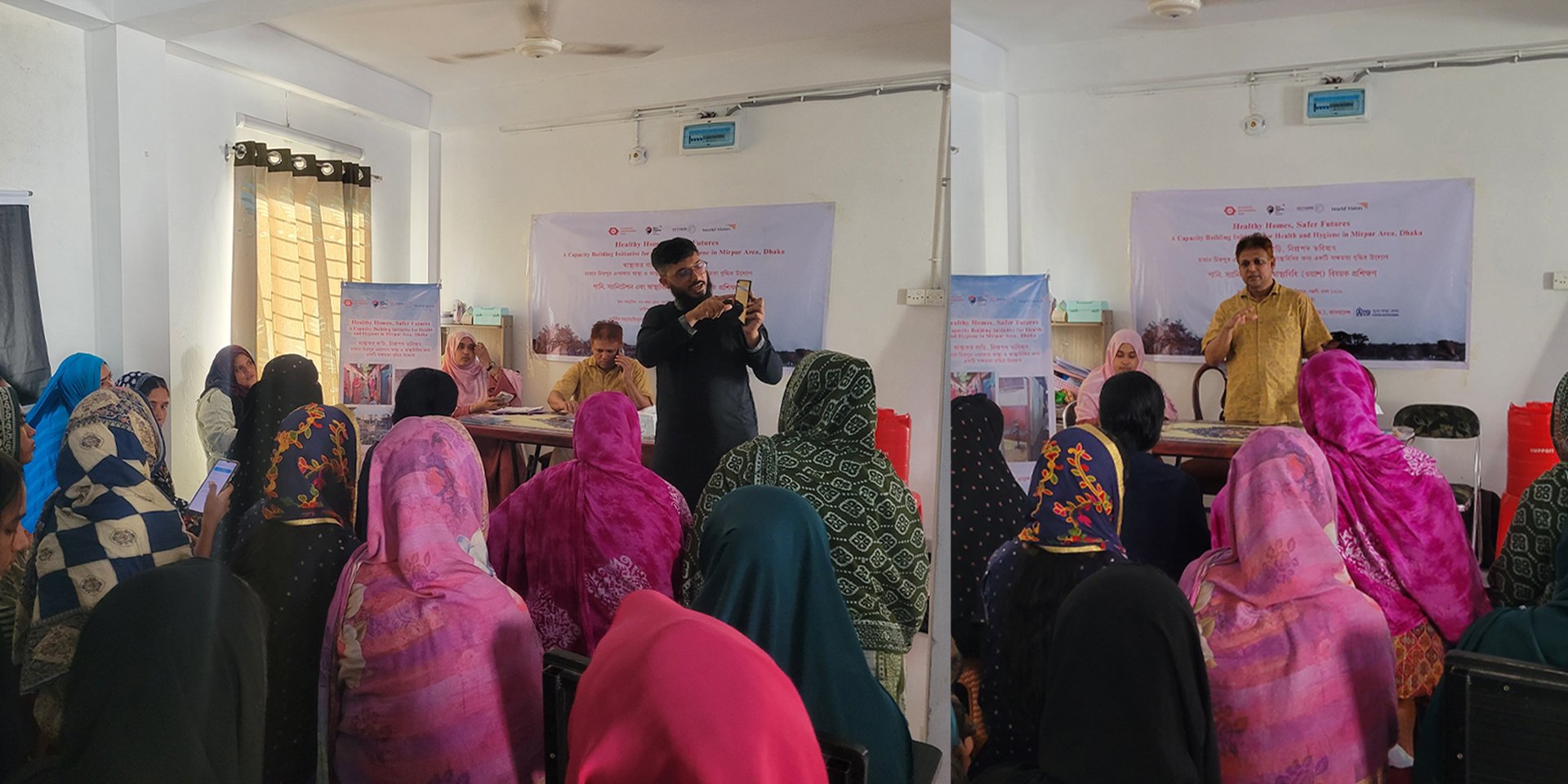 Community training session on health and hygiene practices | Photo: Mohammad Azharul Islam, Fida Hasan 