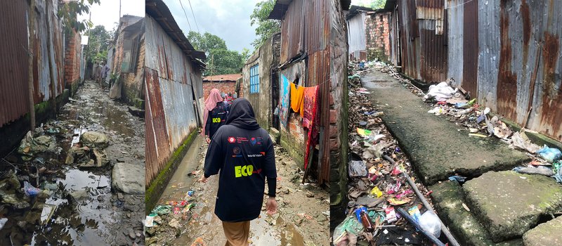 First field visit to Shah Poran, Mirpur, Dhaka | Photo: MAP 4 RESILIENCE