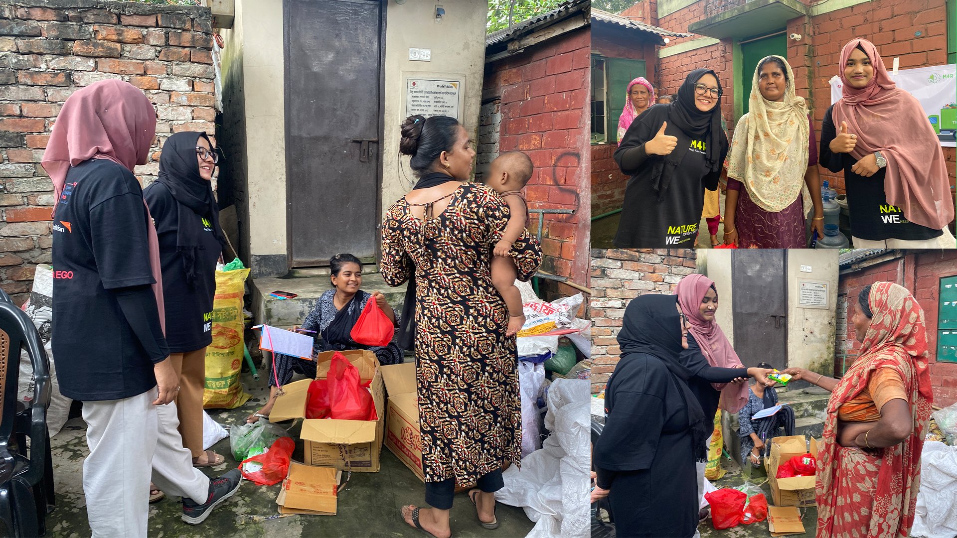 Waste collection and reward giving | Photo: MAP 4 RESILIENCE