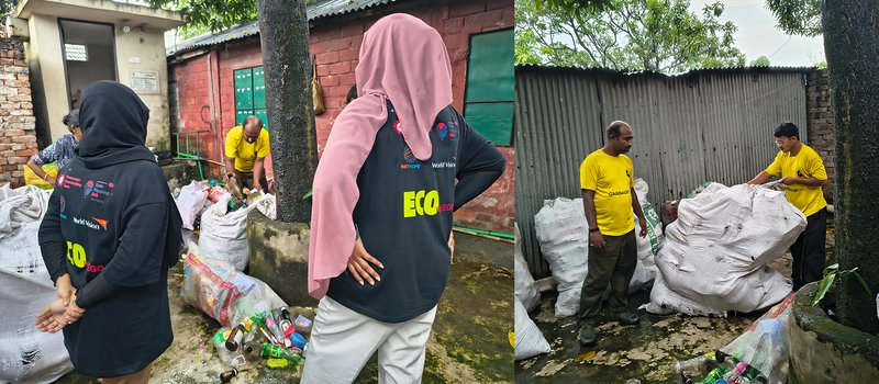 Household plastic collection | Photo: MAP 4 RESILIENCE