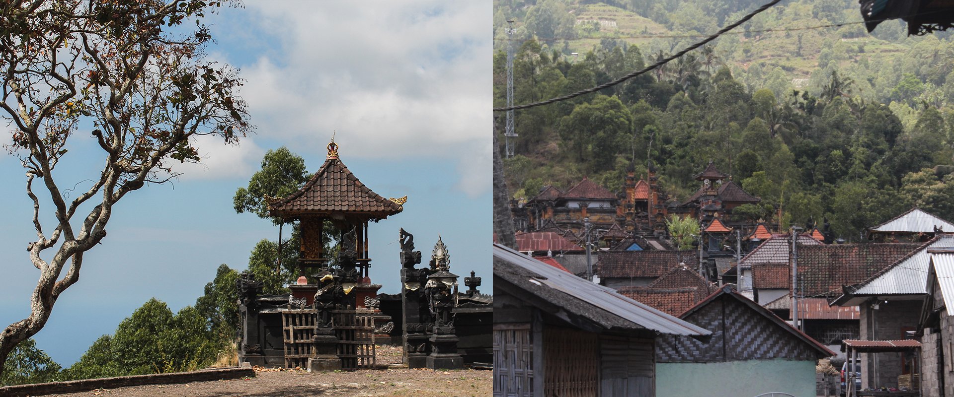 View from one of the hamlets in Ban Village, located within the volcanic red zone | Photo: Tony Liong / Open Mapping Hub - Asia Pacific