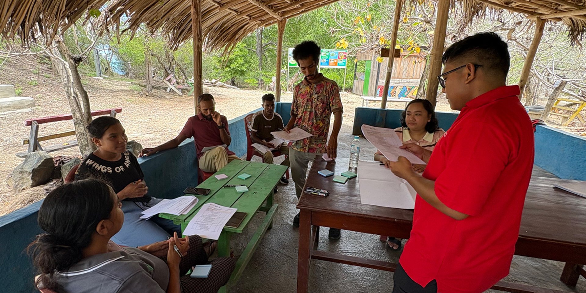 Co-design workshop with KFF (November 2025) to explore impact, data needs, and co-develop a methodology that is fully aligned with local expertise | Photo: Harry Mahardhika / Open Mapping Hub - Asia-Pacific