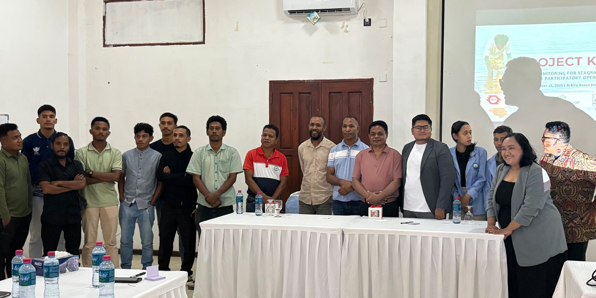 The AP Hub and KFF team with local stakeholders during the M4S project kickoff event in Dili, Timor-Leste | Photo: Canossa Viegas / Konservasaun Flora no Fauna