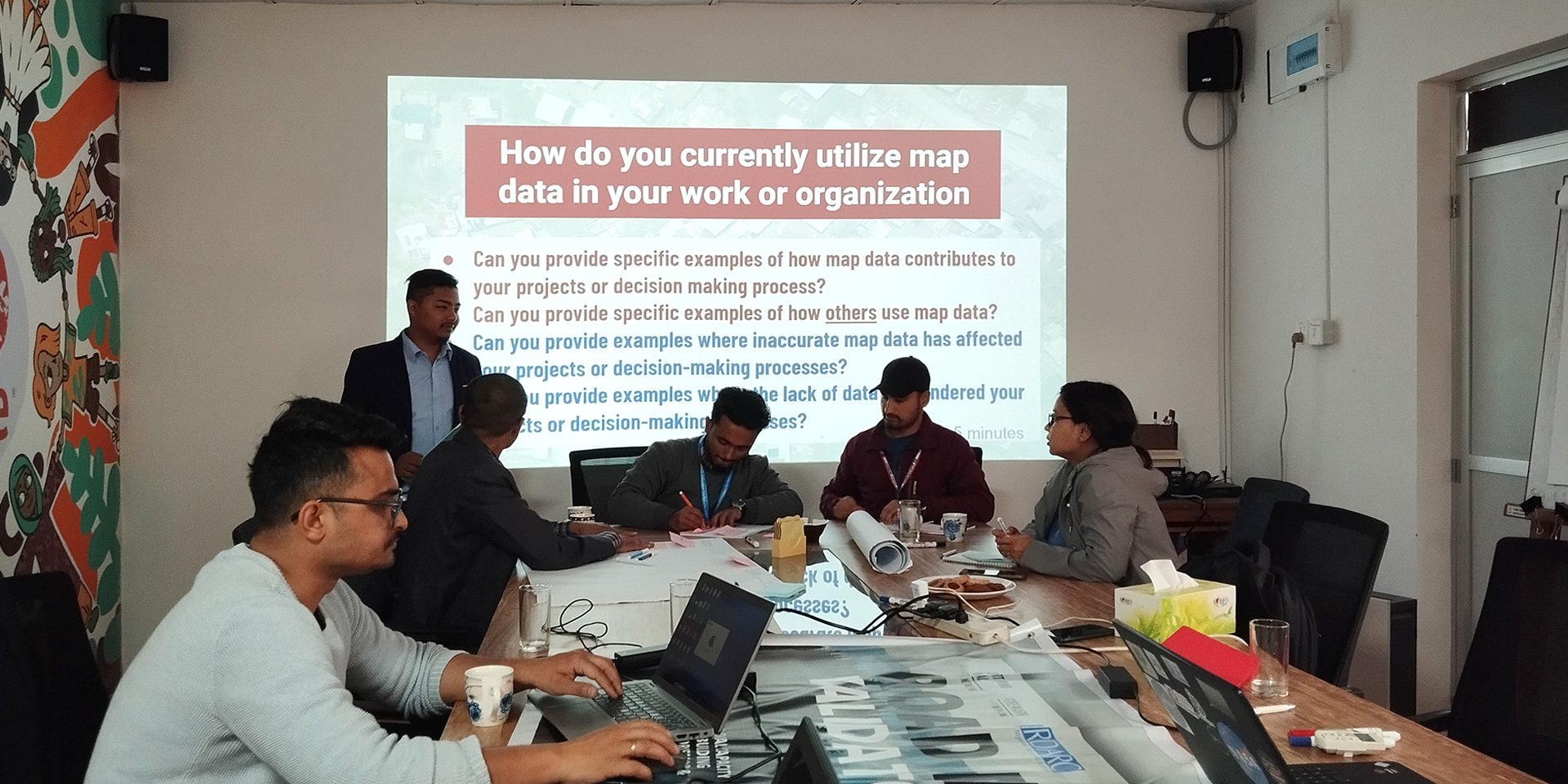 Local stakeholders participated in the Foundational Phase of the project. | Photo: Ashim Poudel and Rabi Shrestha / Open Mapping Guru