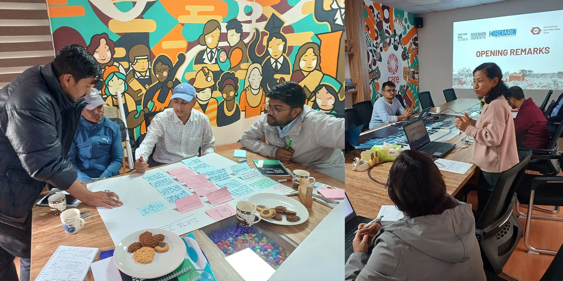 Local stakeholders participated in the Foundational Phase of the project. | Photo: Ashim Poudel and Rabi Shrestha / Open Mapping Guru