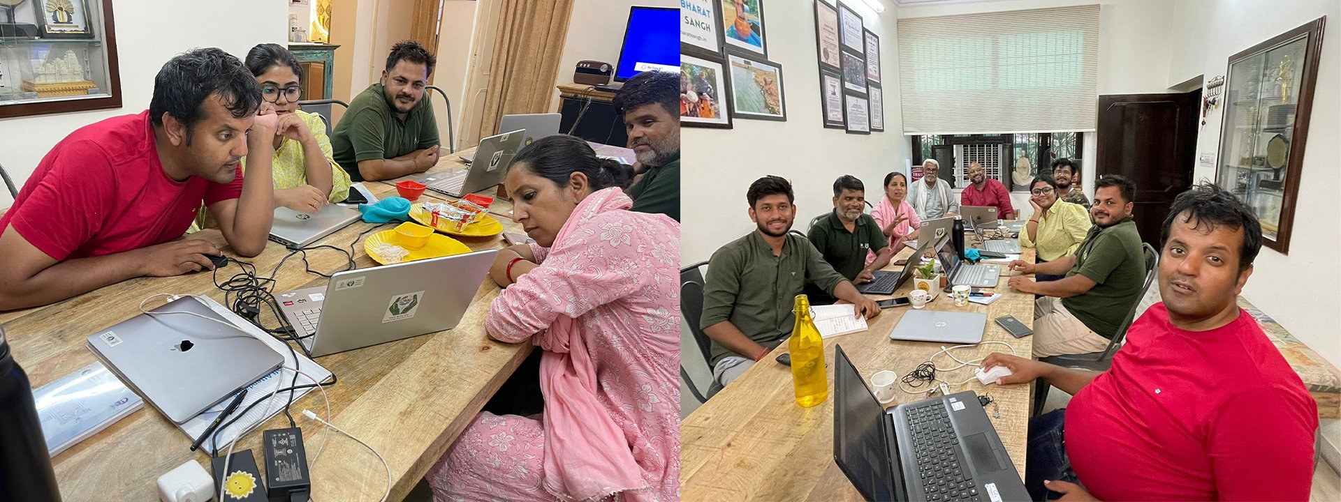 Training conducted for TBS on open mapping and OSM, led by Open Mapping Gurus | Photo: Sanjana Binwal / Open Mapping Hub - Asia Pacific